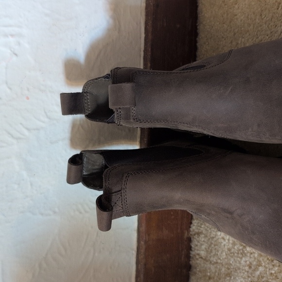 Zara Womens Suede Pull On Platform Ankle Boots Brown US 6.5  EU 37 - Picture 6 of 14